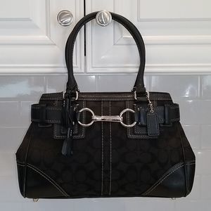 Coach Small Signature Hampton Carry-All Tote